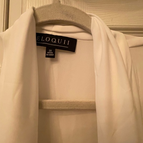 ELOQUII - The Ultimate Layering Tank White Size 20 - Picture 3 of 5